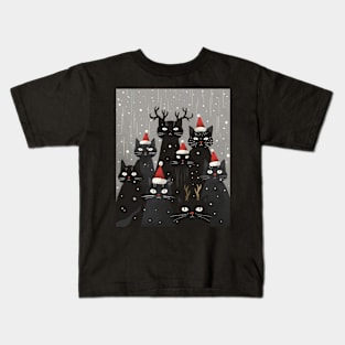 Modernistic Cat Centric Designs Kids T-Shirt